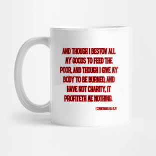 1 Corinthians 13:3 Bible Verse Quote Scripture Mug